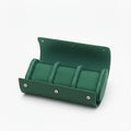 Vantier Premium Green Leather Watch Case – 3 Slots