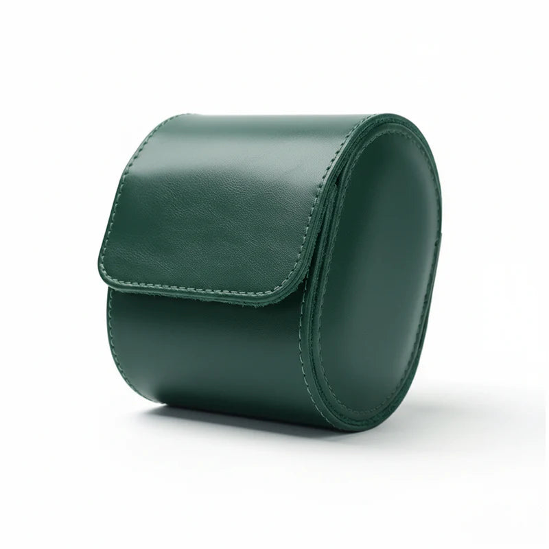 Vantier Premium Green Leather Watch Case – 1 Slot