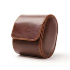 Vantier Premium Brown Leather Watch Case – 1 Slot